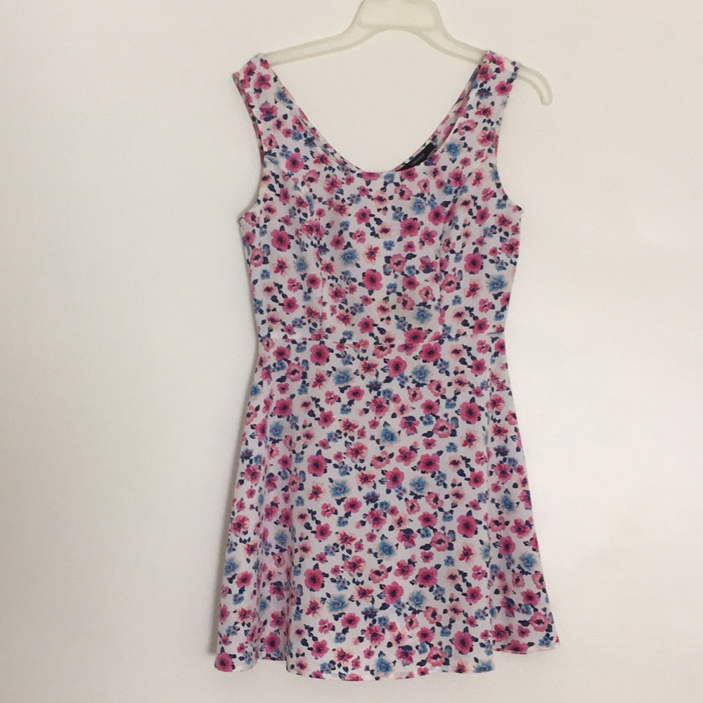 Pink/Blue Flower Dress